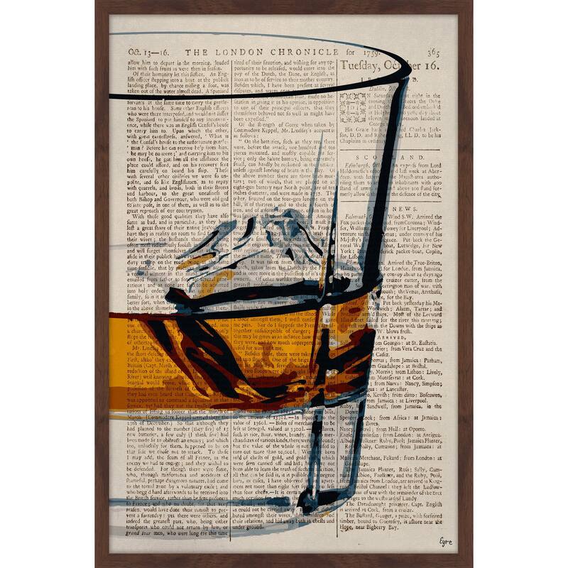'One Cube' Framed Painting Print