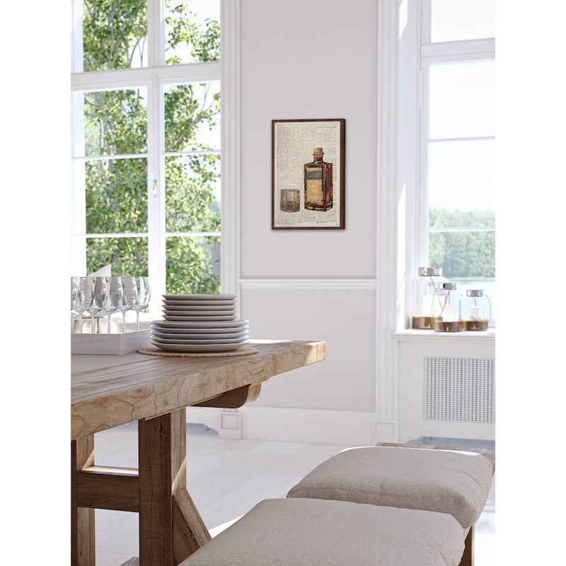 'Bourbon Temptation' Framed Painting Print