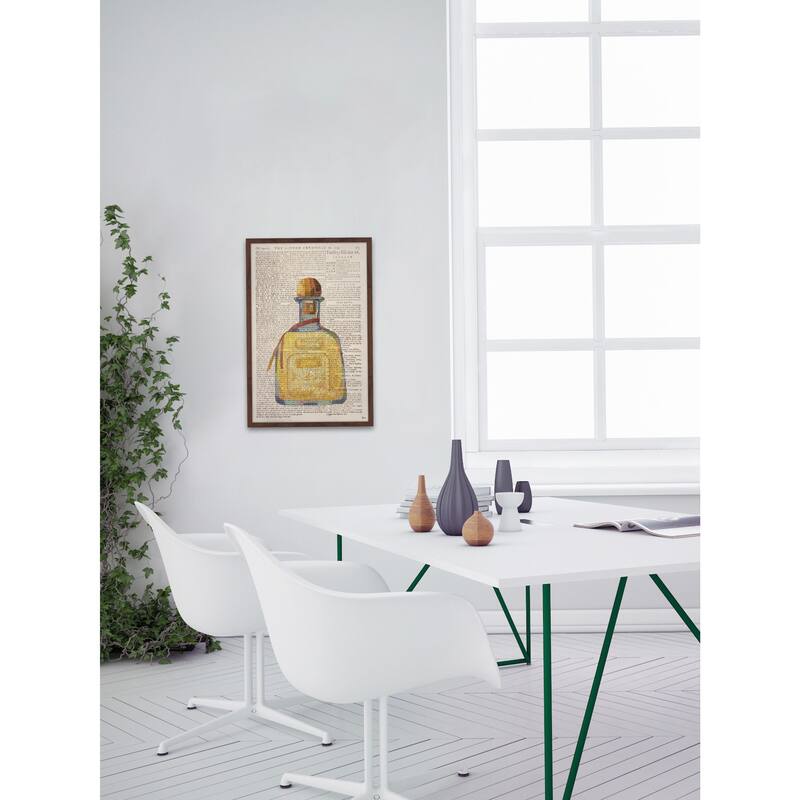 'Golden Tequila' Framed Painting Print