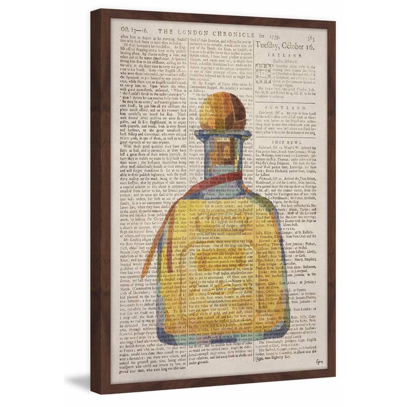 'Golden Tequila' Framed Painting Print