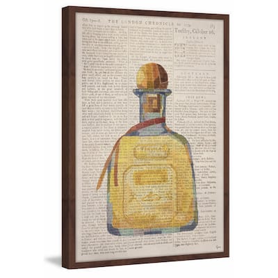 'Golden Tequila' Framed Painting Print