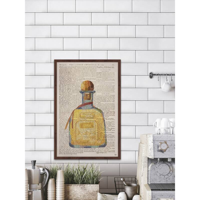 'Golden Tequila' Framed Painting Print