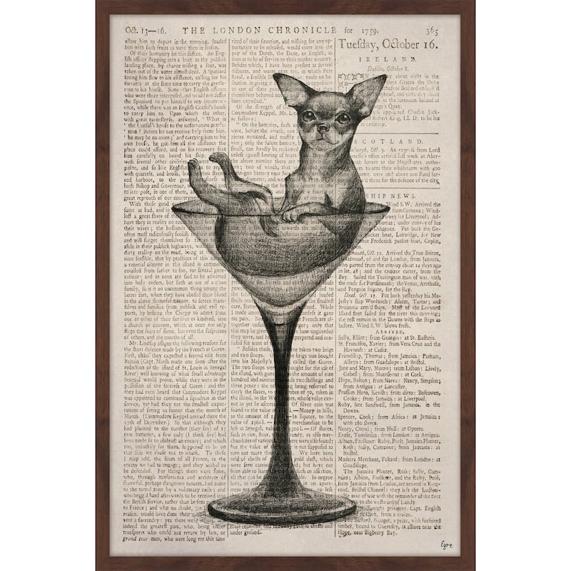 'Drink Me' Framed Painting Print