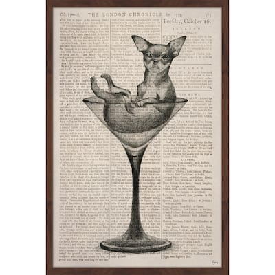 'Drink Me' Framed Painting Print