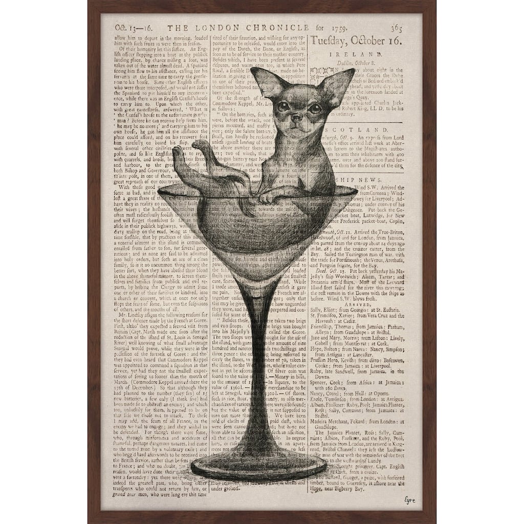 'Drink Me' Framed Painting Print