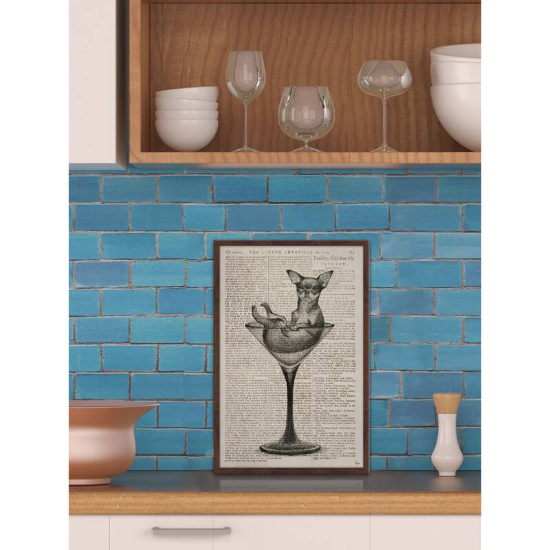 'Drink Me' Framed Painting Print