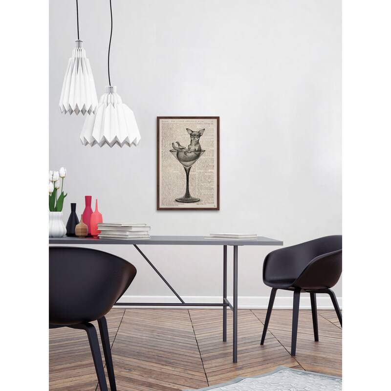 'Drink Me' Framed Painting Print