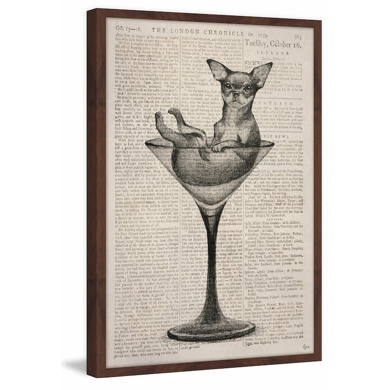 'Drink Me' Framed Painting Print