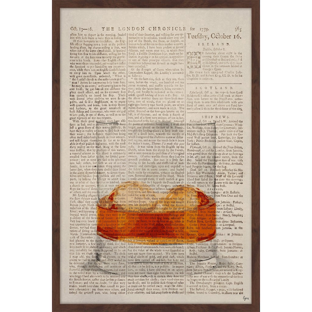 'Scotch on the Rocks II' Framed Painting Print