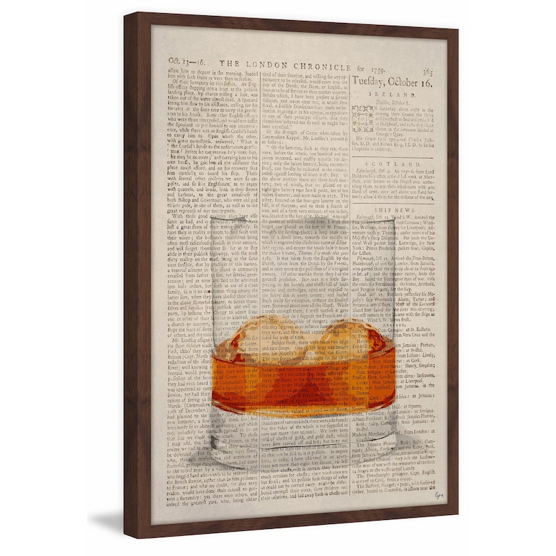 'Scotch on the Rocks II' Framed Painting Print