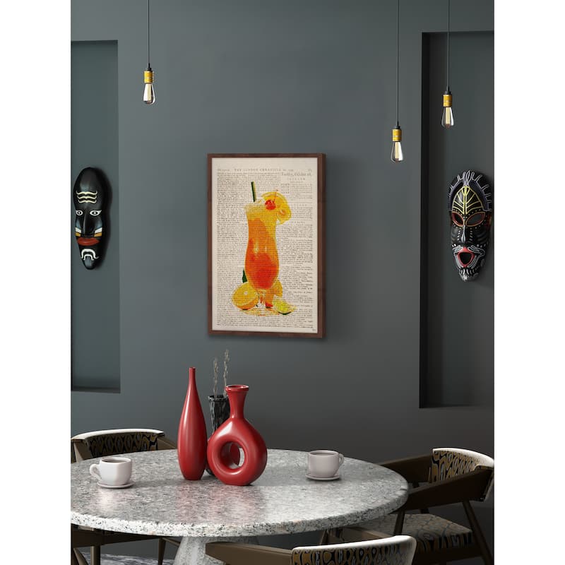 'Negroni' Framed Painting Print