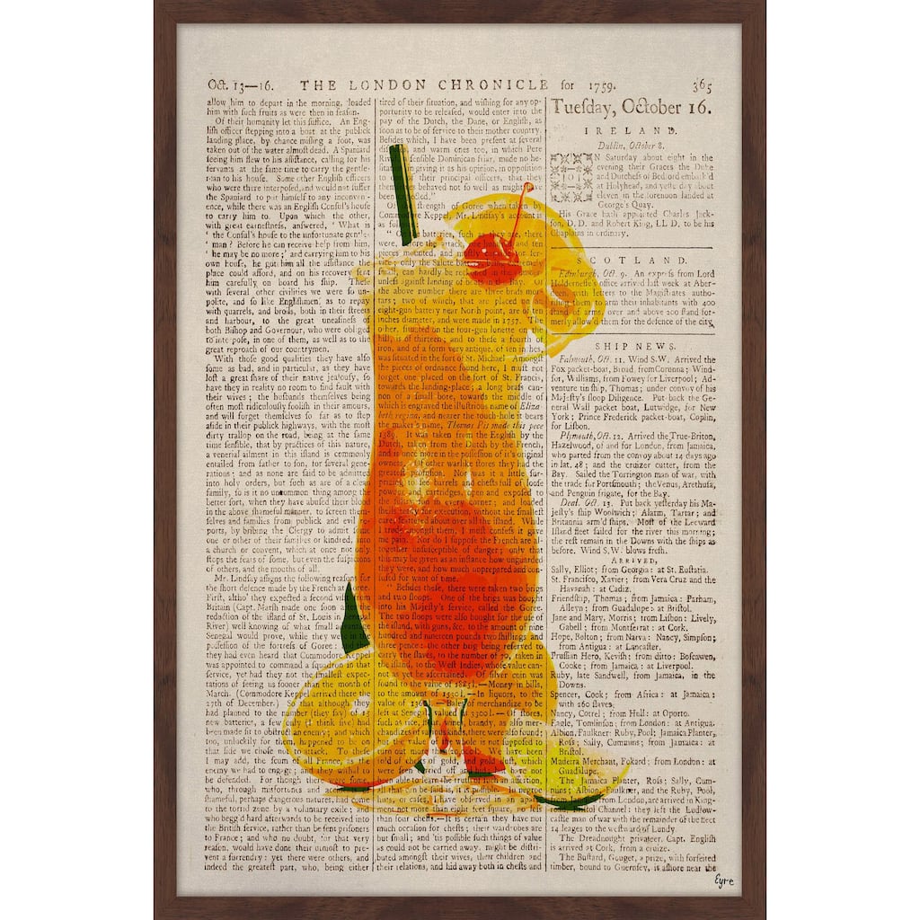 'Negroni' Framed Painting Print