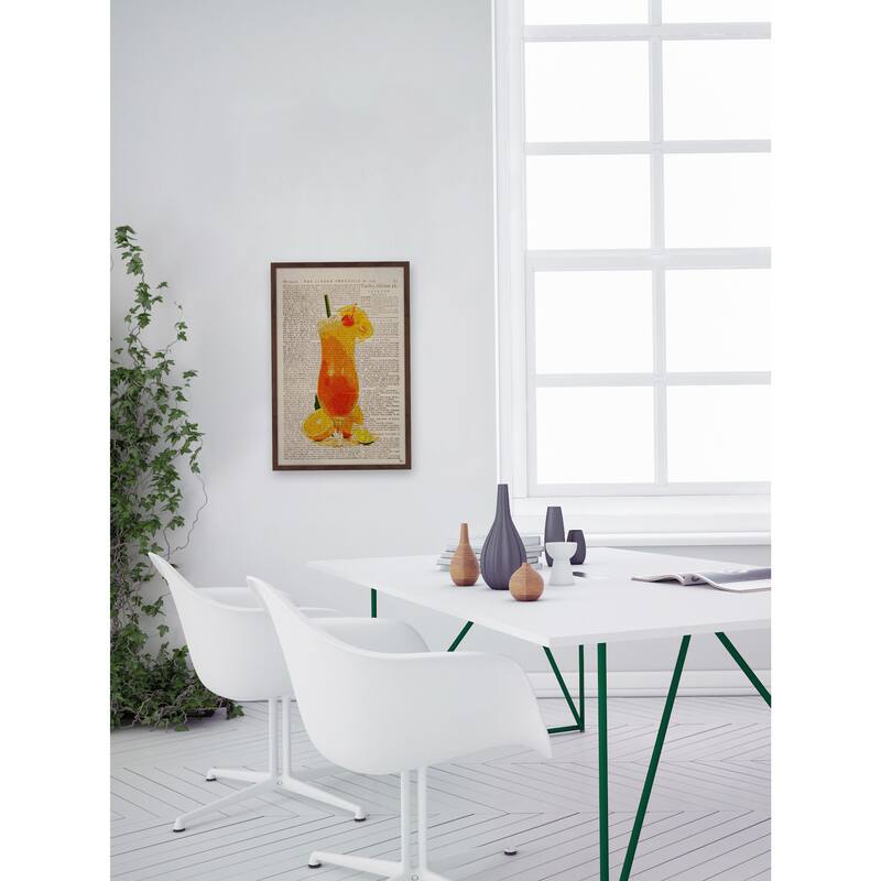 'Negroni' Framed Painting Print