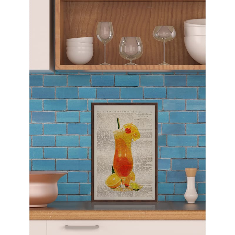 'Negroni' Framed Painting Print
