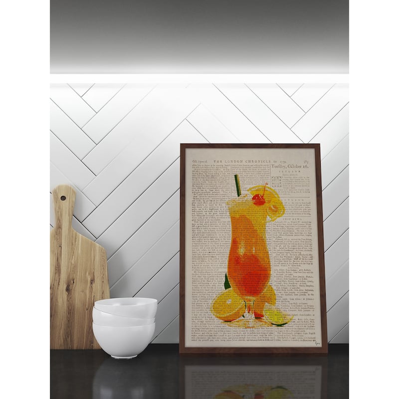 'Negroni' Framed Painting Print
