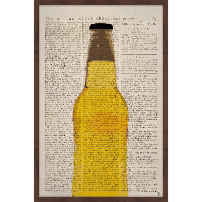 'Pale Ale' Framed Painting Print