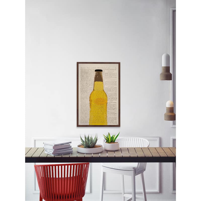 'Pale Ale' Framed Painting Print