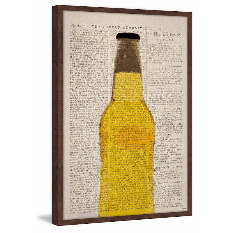 'Pale Ale' Framed Painting Print