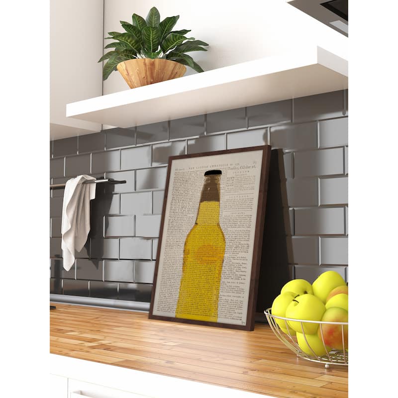 'Pale Ale' Framed Painting Print