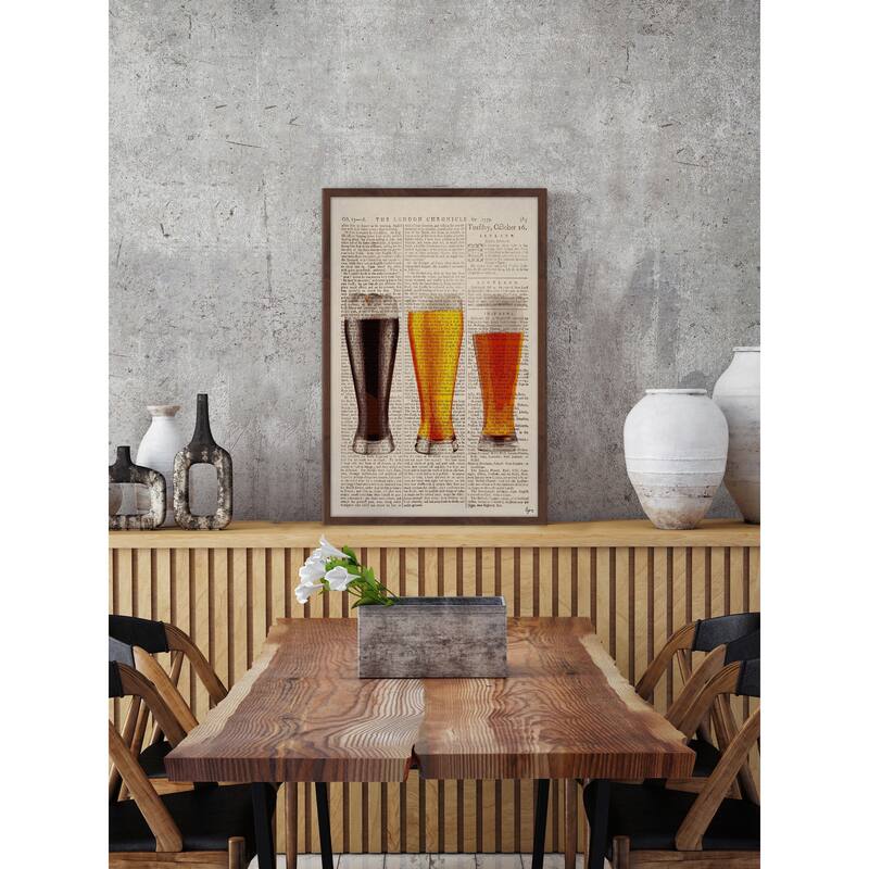 'Lager Styles' Framed Painting Print