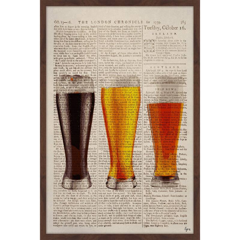 'Lager Styles' Framed Painting Print