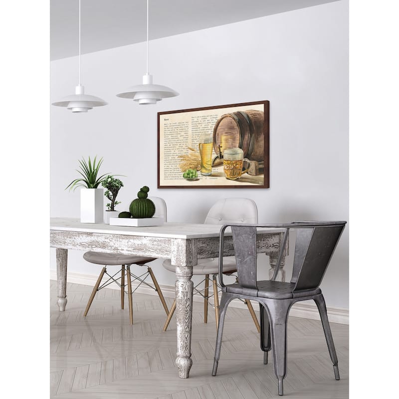 'Beer Tradition' Framed Painting Print