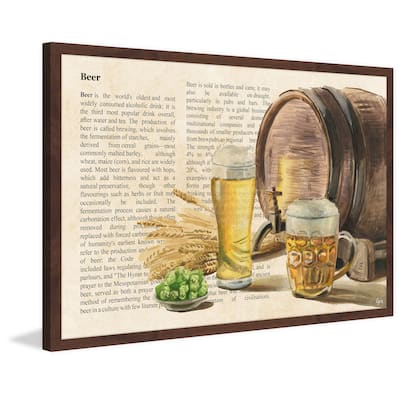 'Beer Tradition' Framed Painting Print