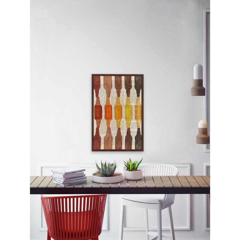 'Beer Evolution' Framed Painting Print