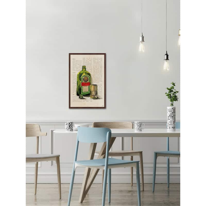 'Jagermeister History' Framed Painting Print