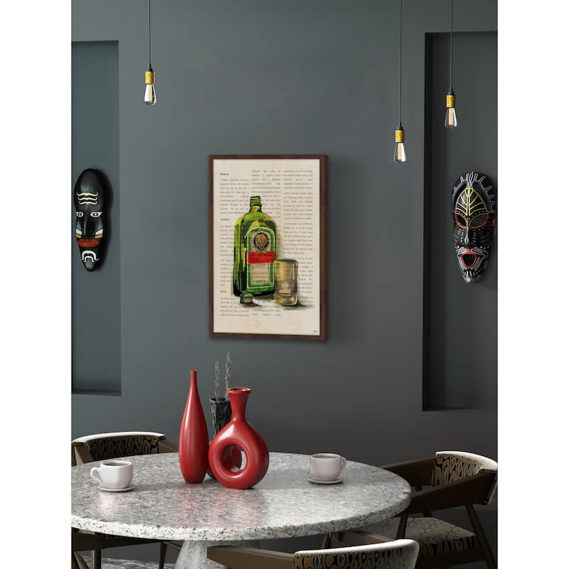 'Jagermeister History' Framed Painting Print
