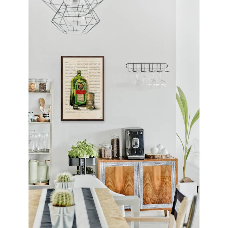 'Jagermeister History' Framed Painting Print