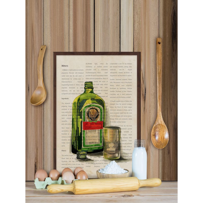 'Jagermeister History' Framed Painting Print
