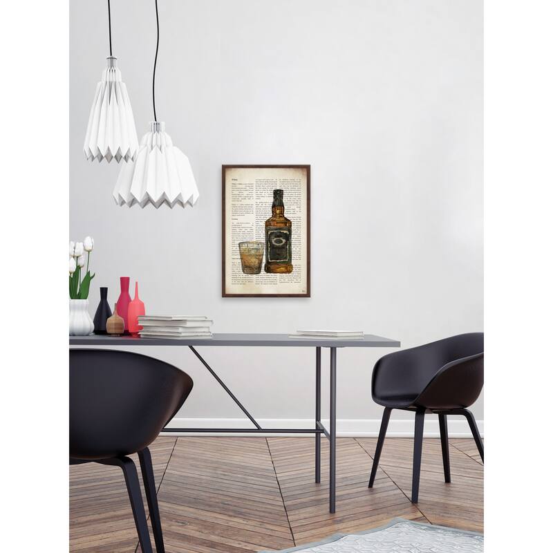 'Whisky History' Framed Painting Print