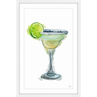 'Lime Margarita' Framed Painting Print