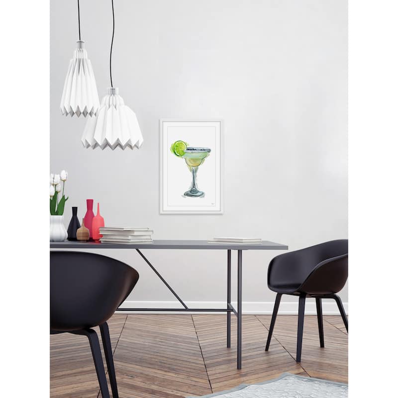 'Lime Margarita' Framed Painting Print