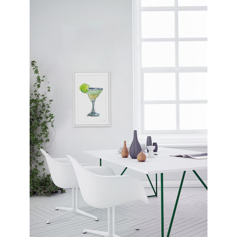 'Lime Margarita' Framed Painting Print