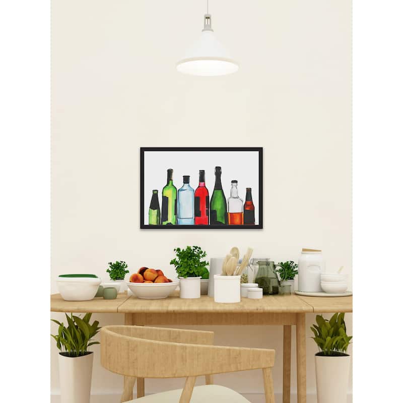 'Open Bar' Framed Painting Print