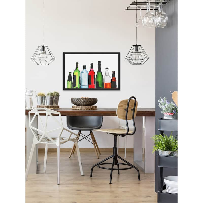 'Open Bar' Framed Painting Print