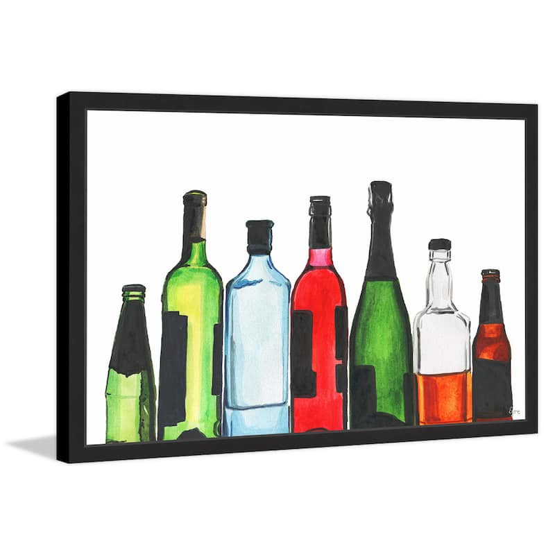 'Open Bar' Framed Painting Print