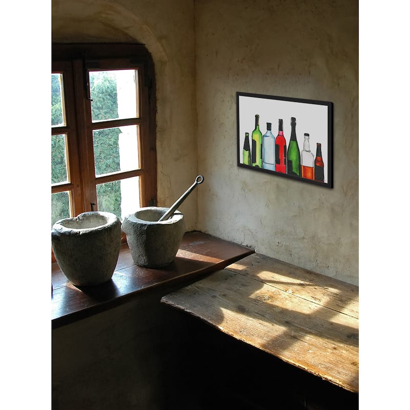 'Open Bar' Framed Painting Print