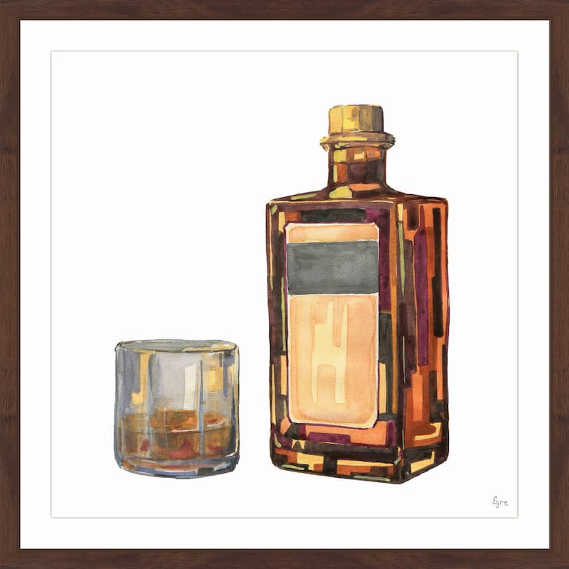 'Bourbon Time' Framed Painting Print
