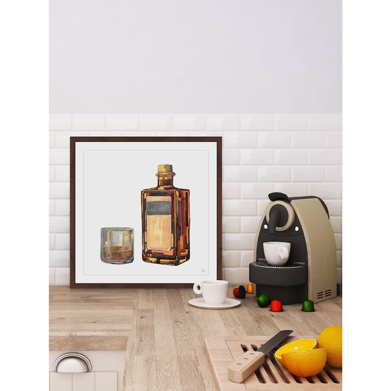 'Bourbon Time' Framed Painting Print