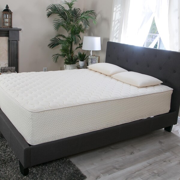 Hevea Bliss 9-inch California King-size Flippable Natural Latex Mattress