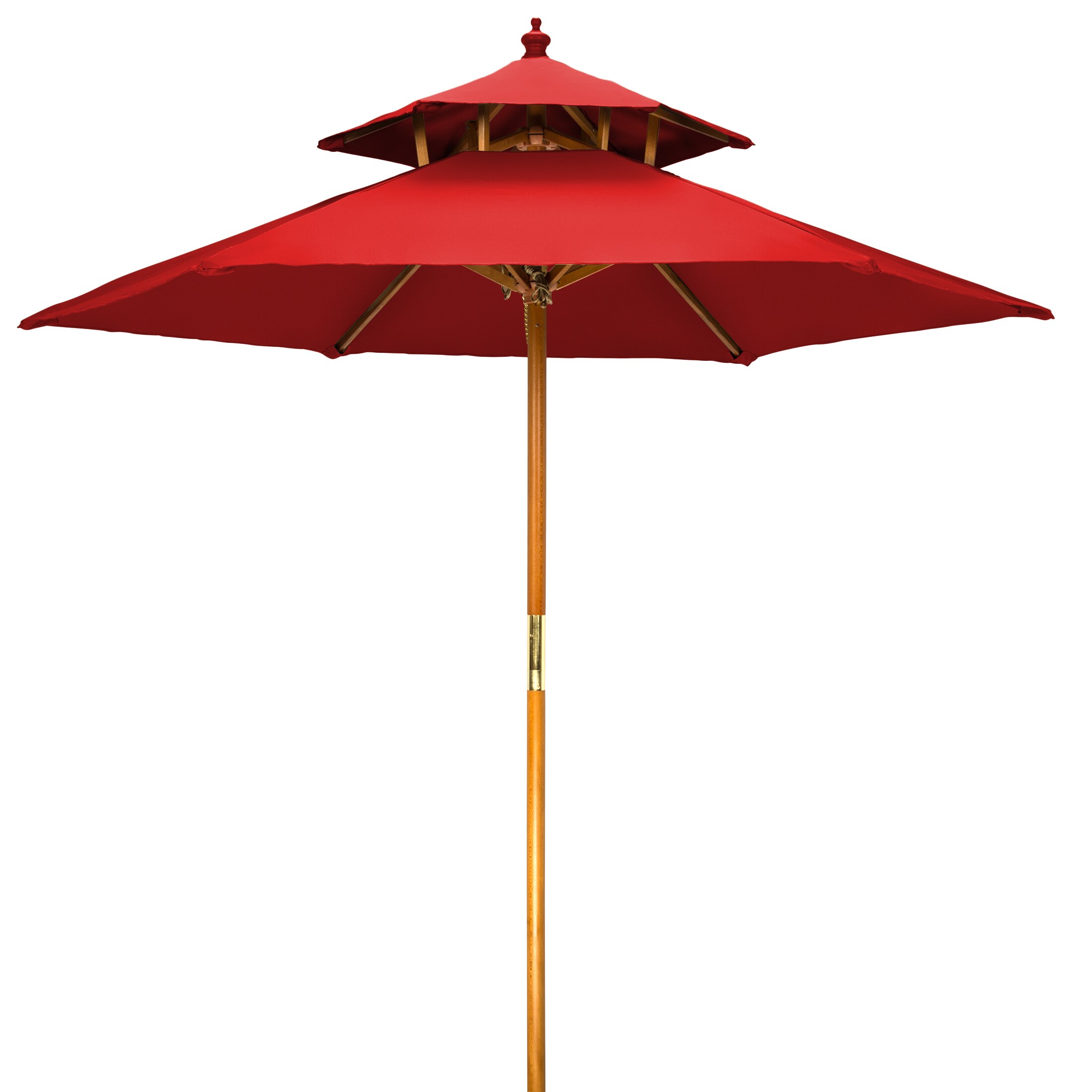 7ft offset patio umbrella Sun-Ray 9 ft. x 7 ft. Rectangular Solar Lighted Market Patio Umbrella in  Taupe 841027