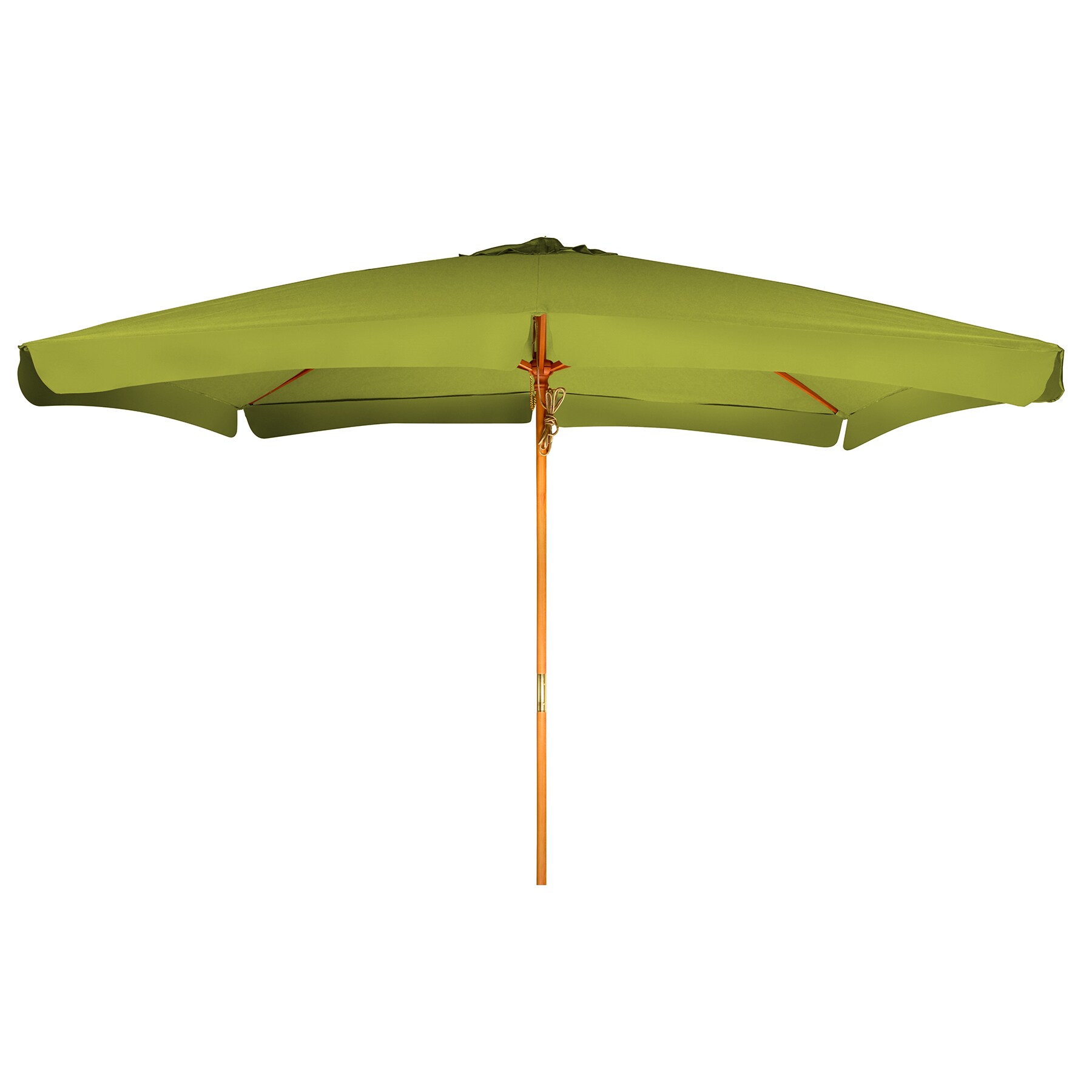 Shop 10 Rectangular Wood Frame Patio Umbrella By Trademark Innovations Overstock 16252329