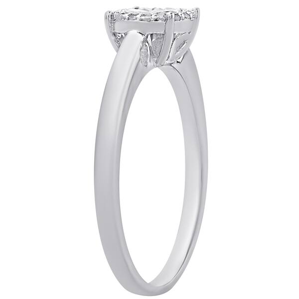 1/5 cttw KATARINA Diamond Horse Shoe Fashion Ring in Sterling Silver G-H Color, I2-I3 Clarity Size-8.25 1/5 cttw KATARINA Diamond Horse Shoe Fashion Ring in Sterling Silver G-H Color, I2-I3 Clarity Size-8.25
