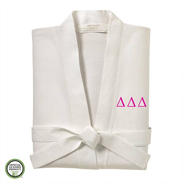 Delta Room Robe Under the Canopy Delta Delta Delta Monogrammed Kimono Bath Robe - Bed ...