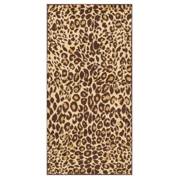 Well Woven Eastgate Modern Animal Print Leopard Brown Mat Accent Rug ...