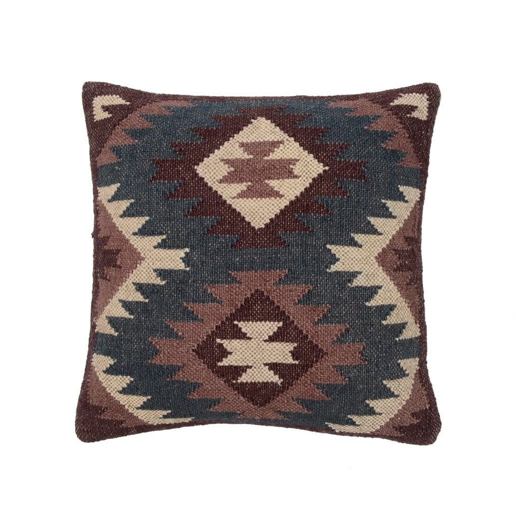 HERAT ORIENTAL Handmade Kilim Throw Pillow, Set of 2 (India) - 20" x 20"