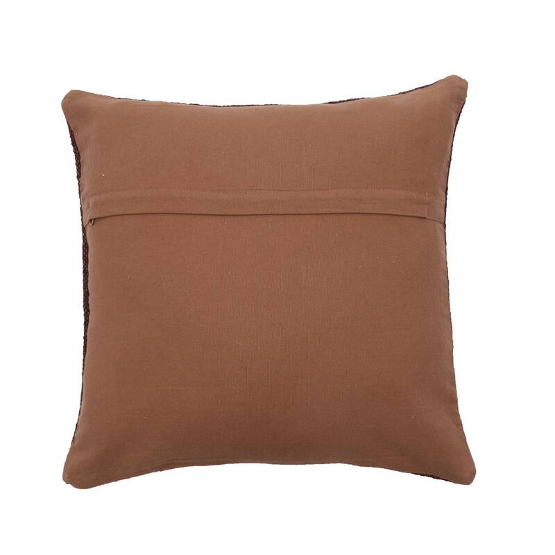 Handmade 20" Kilim Throw Pillow, Set of 2 (India) - 20" x 20"